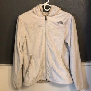 The North Face fleece hooded jacket